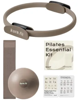 KFPK07 KURE.FIT Pilates Women Ring Mini Taupe Kit KFPK07 KURE.FIT Pilates Women Ring Mini Taupe Kit