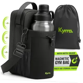 K0001 KYRRAPROACTIVE LLC Kyrra Magnetic Gym Bag Water Bottle
