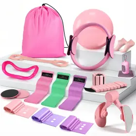 LAP60P251215PLT LAAPEE Women Pilate Pink Kit