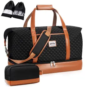 BP-21068BK15HSUS2 LEKEBOBOR Weekender Women Travel Duffle Bag BP-21068BK15HSUS2 LEKEBOBOR Weekender Women Travel Duffle Bag