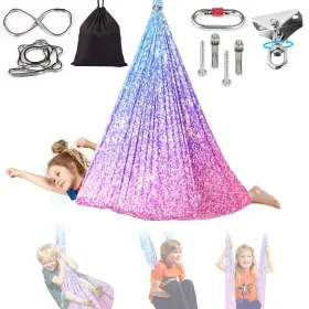 EL1044800 LEVLIGLE Sensory Swing Kids Double Hammock Ne
