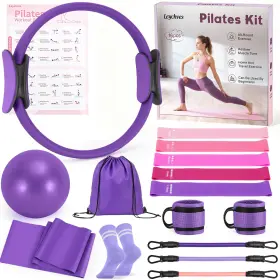 692878741811 LEYCHVES Pilates Women Magic Circle Kit