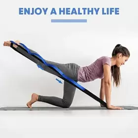 STRETCHING-11 LEYNDO Yoga Strap Loops Physical Therapy #2
