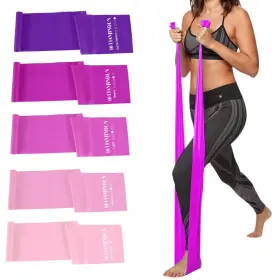 B0CF56ZHZ5 LIANJINDUN Resistance Bands Set Latex Yoga Pilates