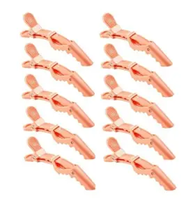 EYJ002 LIASUN Set Multicolor Croc Alligator Clips Transparent EYJ002 LIASUN Set Multicolor Croc Alligator Clips Transparent
