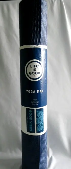 018713645432 YOGA Mat Reversible Boho Flower Design
