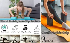 726084371798 YOGA Blocks Pack Gym Exercise Workout Fitness #3