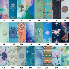 JZT8267899003577PY LIXADA Yoga Mat Print Qucik Towel Fitness