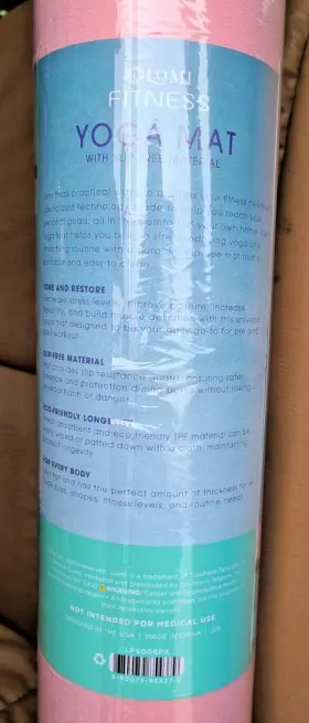 680079854379 LOMI Yoga Mat Fitness Slip Material Veteran #3