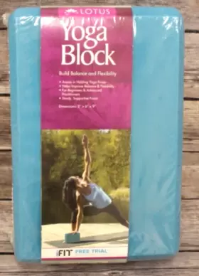 05-0773LT LOTUS Yoga Block Foam Balance Flexibilty