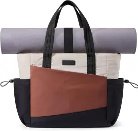 445030841873 LOVEVOOK Gym Tote Bag Women Puffy Yoga Mat Cup