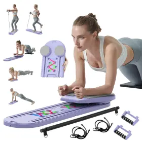 768924504942 LPTER Pilates Board Updated Reformer Set Fold