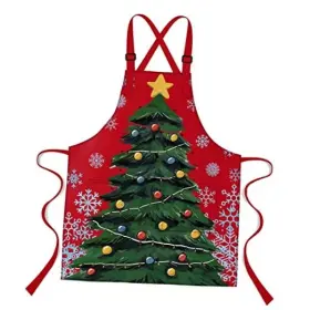 WQMLMN5 LSHYMN Christmas Apron Winter Snowflake Plant Tree