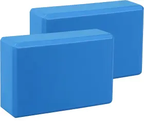 EX-YB2S-BLU YOGA Blocks Pack Gym Exercise Workout Fitness