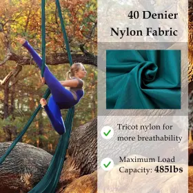 ABRB2YHFG11 LUCEINVITA Aerial Hammock Tricot Flying Yoga Silk #2