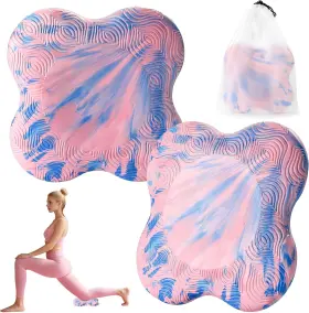PKBL01 LUMUKA Pack Yoga Knee Mat Set Foam Kneeling Pad PKBL01 LUMUKA Pack Yoga Knee Mat Set Foam Kneeling Pad