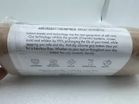 860002571683 LUTAVA Flow Anti Slip Yoga Towel Antimicrobial #3