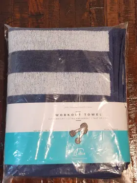 850021125349 LUZIA Striped Workout Towel Sweat Pack Set