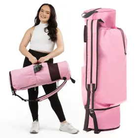 PINK01 MAGNILAY Yoga Mat Bag Women Men Carrier Pink