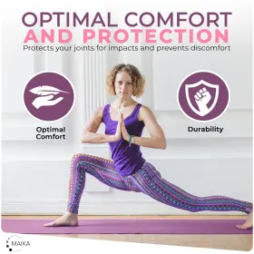 860010938225 MAIKA Yoga Mat Slip Pilates Fitness Eco Anti #2