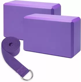 717337993003 MAJA SUPPLY Yoga Pack Strap Block