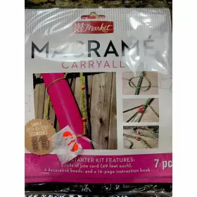 781684126439 YOGA Mat Macrame Strap Jute Beads Set Kit