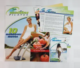 MP0060 MALIBU PILATES Makeover Moves Program Wall Lucci