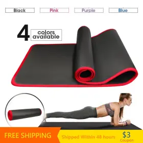 313097890837 MALKIT Yoga Nrb Slip Exercise Mat Fitness #2