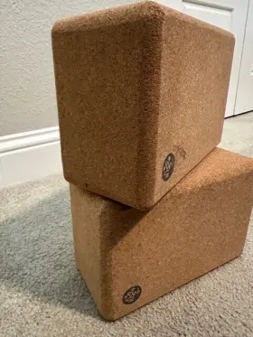 191314010301 MANDUKA Cork Yoga Set Wood Blocks #3