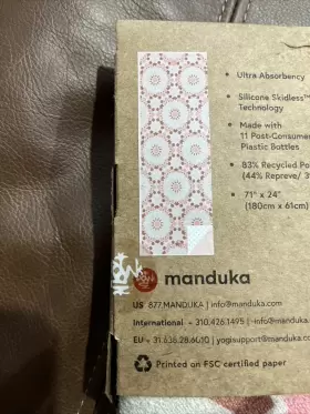 272078491 MANDUKA Repreve Yogitoes Skidless Towel Rituals #3