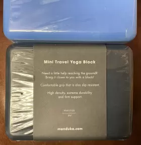 840104807026 MANDUKA Mini Travel Yoga Block #3