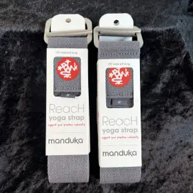 846698006821 MANDUKA Yoga Strap Training Stretch Prop Thunder