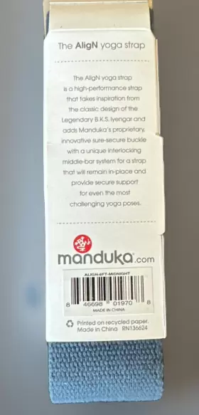 846698019708 MANDUKA Align Yoga Strap #3