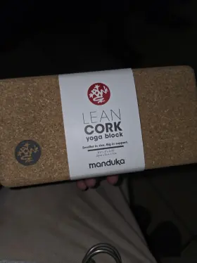 Yoga-block MANDUKA Cork Lean Resilient