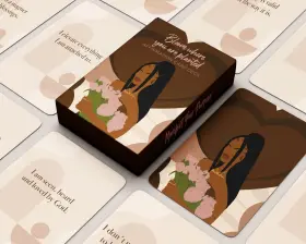 AFFIRMATIONCARDS01 MANIFEST YOUR PURPOSE Women Bloom Where #3