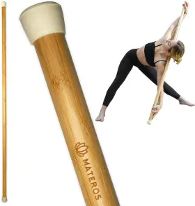 445053060039 MATEROS Yoga Stick Mobility Dowel Physical Aide
