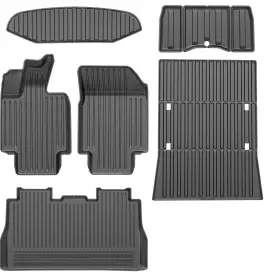 CYBERTRUCK-6 MATGUARDPRO Tesla Floor Mats Weather Liners