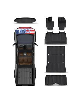 KIT-06 MATGUARDPRO Weather Floor Mats Tesla Cybertruck Tpe