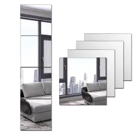 0705-A MCLEULLA Acrylic Mirrors Stickers Walls Adhesive Safe