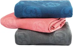W2005-PINK MEESU YOGA Slip Towel Absorbent Microfiber Mat #3