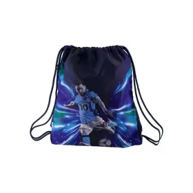 14MSC102-BLU MESSI Lifestyle Drawstring Bag Pocket Straps 14MSC102-BLU MESSI Lifestyle Drawstring Bag Pocket Straps