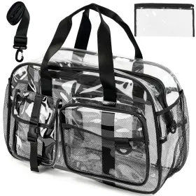 00275 MEWCHO Tote Bag Duffle Pockets Gym Crossbody