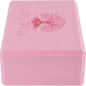 860009826137 MHW LIVE WELL Pink Yoga Block Eva Foam Brick #3
