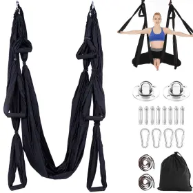 920837037625 MIFXIN Aerial Yoga Swing Set Trapeze Hammock Sli