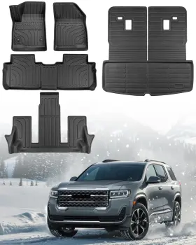 MIK-WL-FL40 MIKEEV Gmc Acadia Weather Floor Mats Set Car Cus