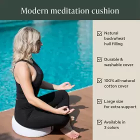 639623849026 MINDFUL MODERN Meditation Cushion Zafu Yoga #3