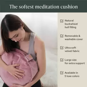 795976262704 MINDFUL MODERN Velvet Meditation Cushion Pack #3