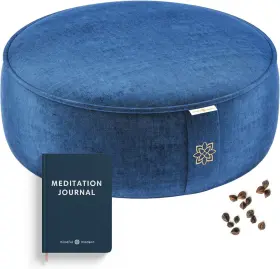 795976262711 MINDFUL MODERN Velvet Meditation Cushion Luxe
