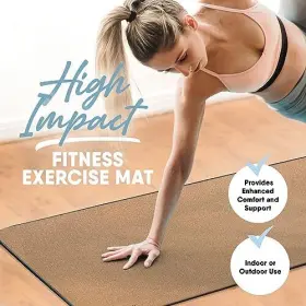 810104445139 MINDSINSYNC Deluxe Fitness Exercise Yoga Mat Gym #2 810104445139 MINDSINSYNC Deluxe Fitness Exercise Yoga Mat Gym #2