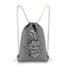 MDB005F MIOMAO Drawstring Backpack Pineapple Bag Canvas Beach MDB005F MIOMAO Drawstring Backpack Pineapple Bag Canvas Beach